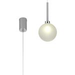 Giuseppe 14cm Single Pendant 2m, 1 x G9, Polished Chrome/Frosted Type G Shade