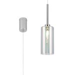 Giuseppe 10cm Single Pendant 2m, 1 x G9, Polished Chrome/Iridescent Type A Shade