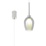 Giuseppe 12cm Single Pendant 2m, 1 x G9, Polished Chrome/Smoke/Frosted Type D Shade