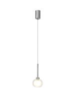Giuseppe 12cm Single Pendant 2m, 1 x G9, French Gold/Frosted/Clear Type M Shade
