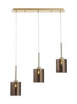 Giuseppe Linear Pendant 2m, 3 x G9, French Gold/Copper Type B Shade