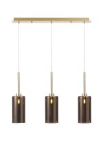 Giuseppe Linear Pendant 2m, 3 x G9, French Gold/Copper Type A Shade