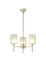 Giuseppe 52cm Telescopic/Semi Flush, 3 x G9, French Gold/Frosted Type B Shade
