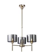 Giuseppe 55cm Telescopic/Semi Flush, 3 x G9, French Gold/Chrome Type C Shade