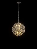 Hiphonic 40cm Sphere Pendant 9 Light G9 Polished Chrome / Crystal