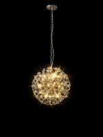 Hiphonic 40cm Sphere Pendant 9 Light G9 French Gold / Crystal
