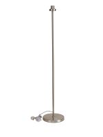 Zenth Satin Nickel 1 Light E27 143cm Uplight Floor Lamp Without Shade,