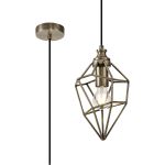 Modomano 16cm Small Pendant, 1 x E27, Antique Brass