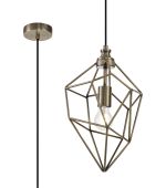 Modomano 25cm Medium Pendant, 1 x E27, Antique Brass