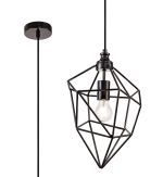 Modomano 25cm Medium Pendant, 1 x E27, Black Nickel