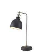 Ottoerba Adjustable Table Lamp, 1 x E27, Graphite / Satin Nickel / Silver