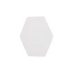 Palermo Magnetic Base Wall Lamp, 12W LED 3000K 498lm, 20cm Horizontal Hexagonal, Sand White