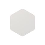 Palermo Magnetic Base Wall Lamp, 12W LED 3000K 498lm, 20/19cm Vertical Hexagonal Centre, Sand White/Acrylic Frosted Diffuser