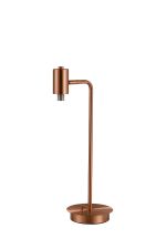 Parmingiano Adjustable Table Lamp Without Shade, 1 x G9, Antique Copper