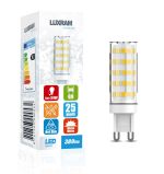 Pixy LED G9 5W 3000K Warm White Lamp,, 380lm Non-Flickering, Clear Finish, 17*50mm, 3yrs Warranty