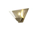 Manresa Wall Lamp, 1 Light E14, Antique Brass