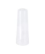 Konos Large Cylindrical Cone Clear Glass Shade (B),