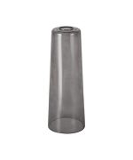Konos Large Cylindrical Cone Smoke Grey Glass Shade (B),