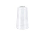 Konos Small Cylindrical Cone Clear Glass Shade (A),