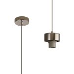 Konos 10cm Suspension (FRAME ONLY), 1 x E27, Polished Nickel