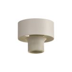 Konos 10cm Ceiling Light (FRAME ONLY), 1 x E27, Matt White