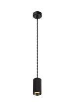Seaford 6.5cm 1 Light 11cm Pendant Light GU10, Sand Black