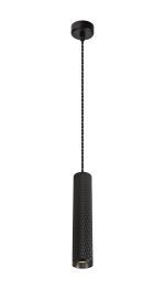 Seaford 6.5cm 1 Light 30cm Pendant Light GU10, Sand Black