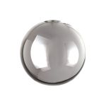 Monza 15cm Round Smoke Plated Glass Shade