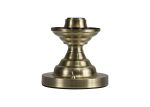 Amara Table Lamp Without Shade, 1 x E27, Antique Brass