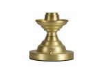 Amara Table Lamp Without Shade, 1 x E27, Satin Gold