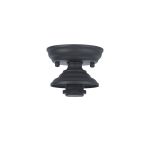 Amara 13cm Flush Ceiling Light (FRAME ONLY), 1 x E27, Graphite
