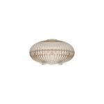 Urasawa 20cm Oval Sphere Ribbed Glass (G), Champagne