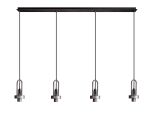 Urasawa Linear Suspension Kit, (FRAME ONLY), 4 x E27, Aged Pewter/Matt Black