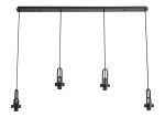 Urasawa Linear Suspension Kit, (FRAME ONLY), 4 x E27, Matt Black