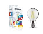 Value Classic LED Ball E14 Dimmable Lamp 4W 4000K Natural White, 470lm, Clear Finish, 3yrs Warranty