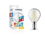 Value Classic LED Ball E14 Dimmable Lamp 4W 6000K Cool White, 470lm, Clear Finish, 3yrs Warranty