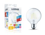 Value Classic  LED Globe 80mm E27 6.5W 4000K Natural White 806lm Dimmable Lamp Clear Finish 3yrs Warranty