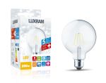 Value Classic  LED Globe 95mm E27 6.5W 4000K Natural White 806lm Dimmable Lamp Clear Finish 3yrs Warranty