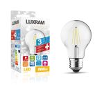 Value Classic LED GLS E27 Dimmable Lamp 6.5W Cool White 4000K, 806lm, Clear Finish, 3yrs Warranty