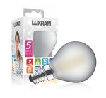 Value Classic LED Ball E14 4W Warm White Lamp, 2700K, 470lm, Frosted Finish