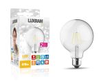 Value Classic LED Globe 95mm E27 4W Warm White Lamp, 2700K, 470lm, Clear Finish
