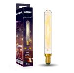 Classic Deco LED 185mm Tubular Z E14 Dimmable Lamp 4W 4000K Natural White, 300lm, Clear Glass, 3yrs Warranty