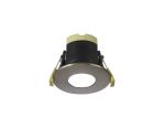 Prism 8W, Dimmable CCT LED Fire Rated Downlight, Antique Brass Fascia, Cut Out: 70mm, 900lm, 60° Deg, IP65 DRIVER INC. 5yrs Warranty
