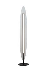 Abisal 1.6m Dimmable Floor Lamp, 40W LED, 2700-5700K CCT Remote Control, 4010lm, Natural Wood, 3yrs Warranty