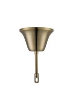 Additions 120mm Bell Cup Antique Brass, c/w Hook Plate & Rod