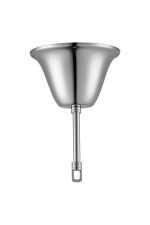 Additions 145mm Bell Cup Polished Chrome, c/w Hook Plate & Rod