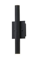 Rita 1+1 Up & Down Light Wall Light, 6W LED, 4000K, 390lm, IP44, Satin Black, 3yrs Warranty
