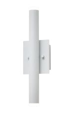 Rita 1+1 Up & Down Light Wall Light, 6W LED, 4000K, 390lm, IP44, Satin White, 3yrs Warranty