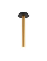 Rita 1 Pendant With 350mm Tube, 5W LED, 4000K, 325lm, IP44, Satin Black/Satin Gold, 3yrs Warranty