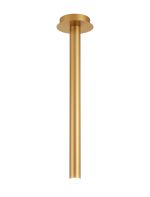 Rita 1 Pendant With 510mm Tube, 5W LED, 4000K, 325lm, IP44, Satin Gold, 3yrs Warranty